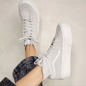 Vans Gray FU Sk8-Hi Tapered Stackform Sneakers Sz 9.5